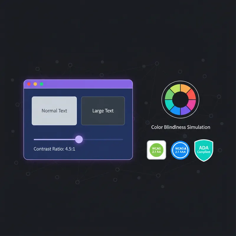 Checklist visuelle pour un dark mode reussi et accessible