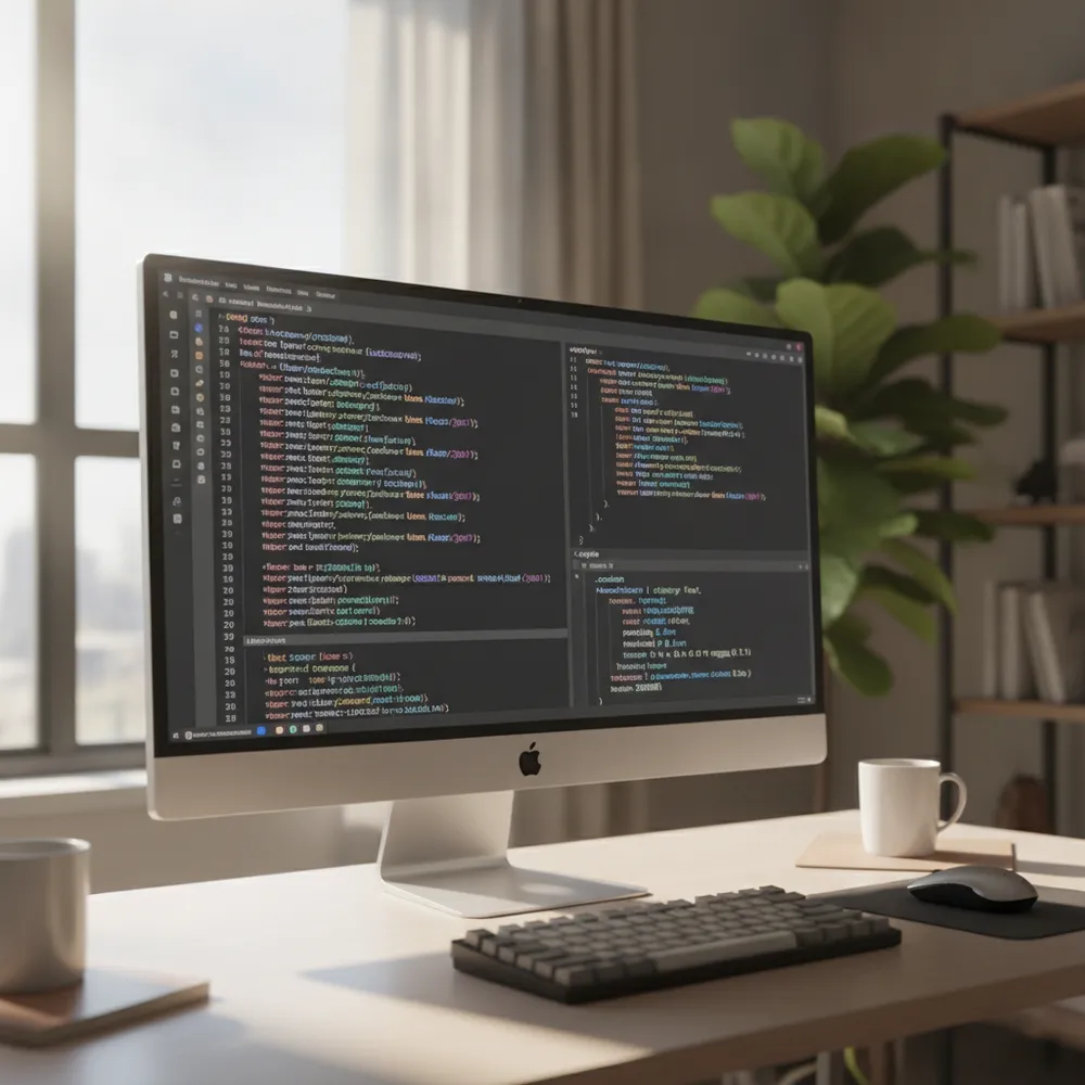 Comparaison de code entre Tailwind et CSS natif